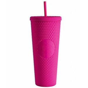 NWT STARBUCKS Pink Venti Studded Bling Tumbler Cup